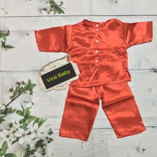 Bà ba bé gái và bé trai đều mặc được vải phi lụa
