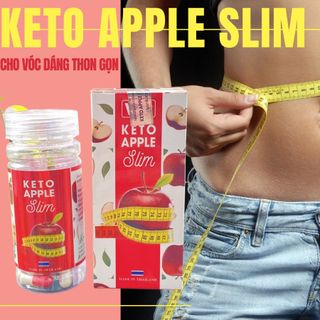 Viên Khử Mỡ Bụng APPLE KETO SLIM Đốt Mỡ Thừa Nhanh Nhập Khẩu Chính Hãng Chiết Xuất Thiên Nhiên Giúp Lấy Lại Vóc Dáng