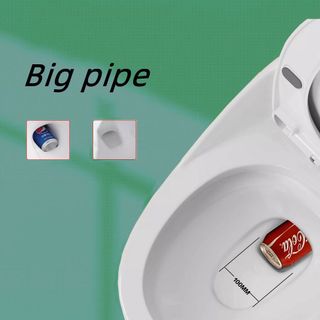 Bồn cầu trứng màu trắng viền vàng, kích thước nhỏ gọn nhưng rất sang trọng, thiết kế tinh tế