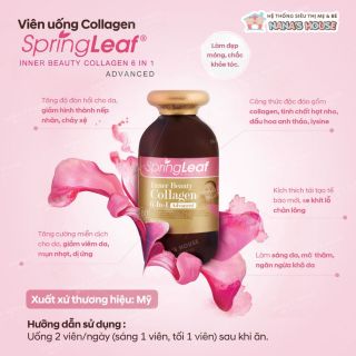 Viên uống collagen 6in1 SPING LEAF úc chính hãng giá sỉ