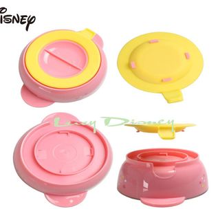 Tô inox cách nhiệt đáy hít Disney cho bé