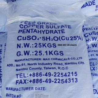 Đồng Copper Sulphate (CuSO4 – Đồng bột Đài Loan) cắt tảo dùng trong Nuôi trồng Thuỷ sản