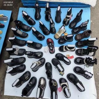 Giày boots trẻ em chất da mềm cổ chun co giãn thoải mái K301