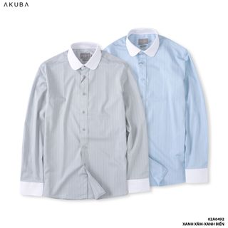 ÁO SƠ MI TAY DÀI AKUBA 02A0492