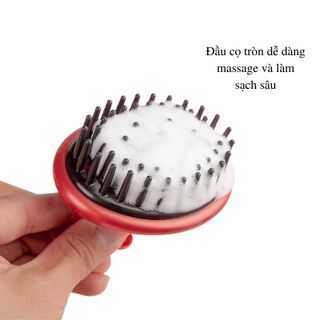 Lược gội đầu silicon massage Tubaki hàng nội địa Nhật Bản