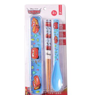 Set muỗng đũa Disney kèm hộp nhỏ gọn cho bé