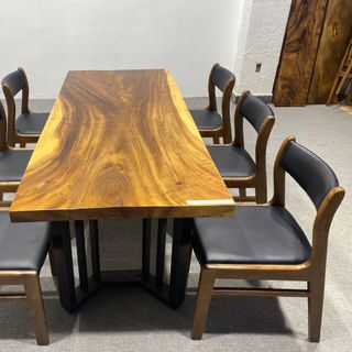 MẶT BÀN GỖ ME TÂY VÂN GỖ ĐẸP MÀU SẮC TỰ NHIÊN DÀI 175 CM X DÀY 5 CM