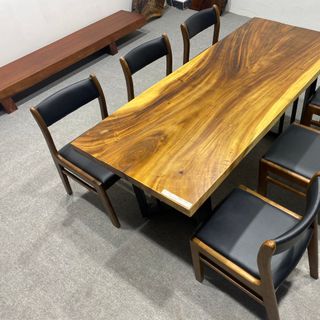 MẶT BÀN GỖ ME TÂY VÂN GỖ ĐẸP MÀU SẮC TỰ NHIÊN DÀI 175 CM X DÀY 5 CM