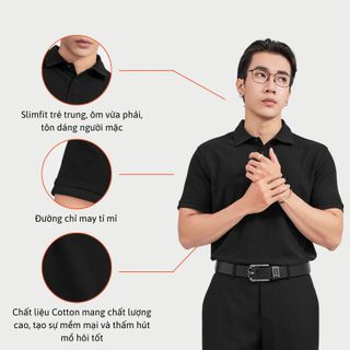 COMBO ÁO POLO MÀU ĐEN TUYỀN SỈ SỐ LƯỢNG LỚN