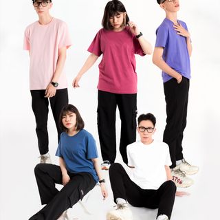ÁO THUN ,phông , trơn, 100% cotton 210gram (TUNI.37)