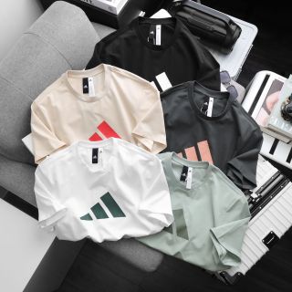 Áo thun cổ tròn, áo thun nam chất cotton xịn (95% cotton, 5% Spandex) với đặc tính co giãn tốt, mềm mịn, thấm hút mồ hôi nhanh, mặc rất thoải mái size từ 55kg - 85kg