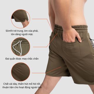 COMBO QUẦN SHORT NAM MÀU RÊU SỈ SỐ LƯỢNG LỚN