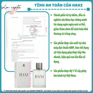 Xịt Khử Mùi Hôi Nách HAXI DEODORANT MAX - Khử Mùi Hôi Nách, Làm Trắng Vùng Nách, Sạch Thâm Nách, Ngăn Đổ Mồ Hôi, Không Gây Ố Vàng Trên Áo, Hương Nước Hoa Thơm Mát Suốt 24H | Dung Tích 50 ml - HÀNG CHÍNH HÃNG
