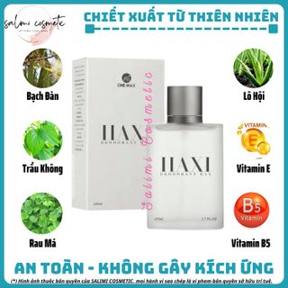 Xịt Khử Mùi Hôi Nách HAXI DEODORANT MAX - Khử Mùi Hôi Nách, Làm Trắng Vùng Nách, Sạch Thâm Nách, Ngăn Đổ Mồ Hôi, Không Gây Ố Vàng Trên Áo, Hương Nước Hoa Thơm Mát Suốt 24H | Dung Tích 50 ml - HÀNG CHÍNH HÃNG