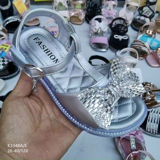 Sandal bé bé đính nơ kiểu dáng công chúa đẹp K334