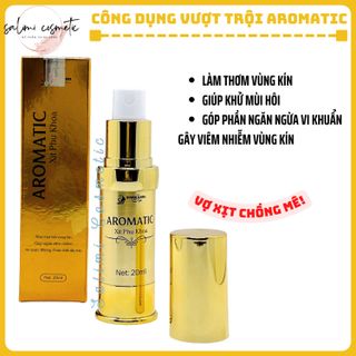 Xịt Phụ Khoa AROMATIC Quyên Lara - Khử Mùi Hôi Vùng Kín, Chiết Xuất Thảo Dược Thiên Nhiên, Ngừa Viêm Nhiễm, Làm Hồng Bikini, An Toàn, Không Chứa Chất Tẩy Rửa, Bí Quyết Chồng Yêu Mỗi Ngày | Dung Tích 20ml - HÀNG CHÍNH HÃNG