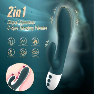 Máy massage (thủ dâm nữ) Rung kích thích 2 đầu 12 chế độ rung