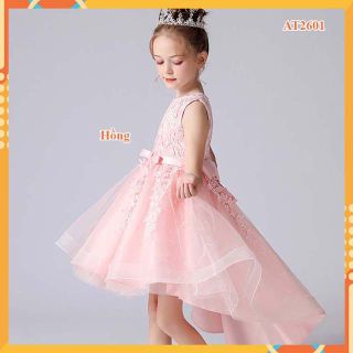 Đầm công chúa đuôi cá cho bé gái at2601-xanh