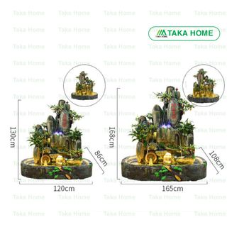 Tiểu cảnh thác nước phong thủy Taka Home