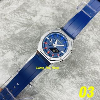 Đồng hồ nam GA 2100 Custom Gen 2 Xanh Dương Bạc | Giá bán sỉ