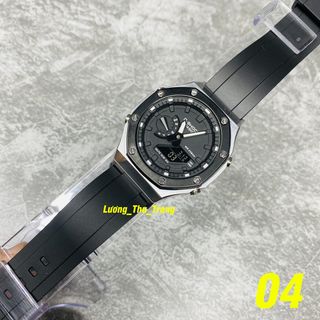 Đồng hồ nam GA 2100 Custom Gen 2 Bạc Viền Đen | Giá bán sỉ