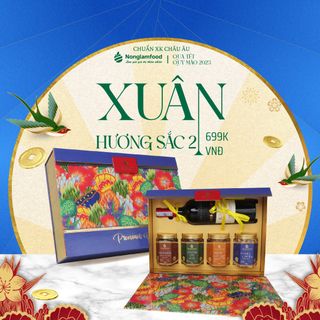 QUÀ TẾT CAO CẤP - XUÂN HƯƠNG SẮC 2 - HẠT VÀ RƯỢU - CHUẨN XK CHÂU ÂU