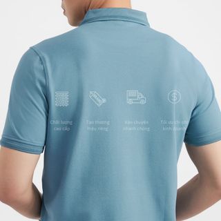ÁO POLO XÁM XANH A02 - 061