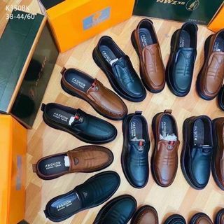 Giày tây nam chất nam mềm êm chân K350