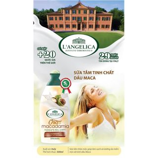 L'Angelica Officinalis - Bath&Shower Milk - Nourishing with Macadamia Oil 500ml