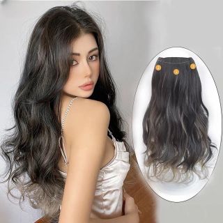 Set 3 dải kẹp xoăn gợn sóng có light khói