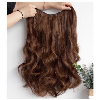 Tóc kẹp dải nửa đầu 6 phím kẹp xoăn dài
