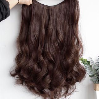 Tóc kẹp dải nửa đầu 6 phím kẹp xoăn dài