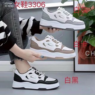 Giày thể thao nữ chất da mềm êm chân K375