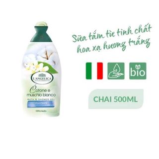 L’Angelica Officinalis - Bath&Shower Gel - Velveting with Cotton and White Musk 500ml