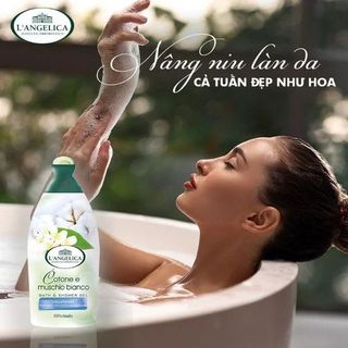 L’Angelica Officinalis - Bath&Shower Gel - Velveting with Cotton and White Musk 500ml