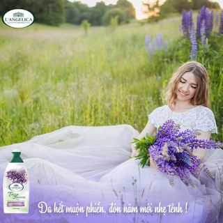 L'Angelica Officinalis - Bath&Shower Gel - Talc & Lavander 500ml