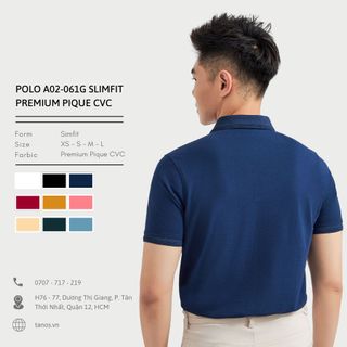 ÁO POLO XANH ĐEN A02 - 061