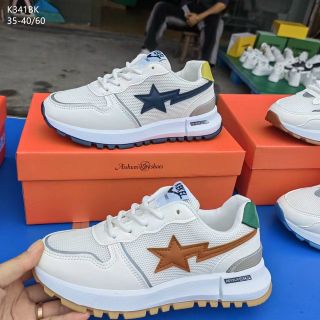 Giày thể thao nữ chất đẹp họa tiết ngôi sao K341