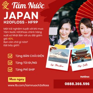 Tăm Nước H2OFloss Nhật Bản HF-9P
