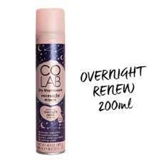 Dầu gội khô Colab Dry Shampoo Plus Overnight Renew 200ml