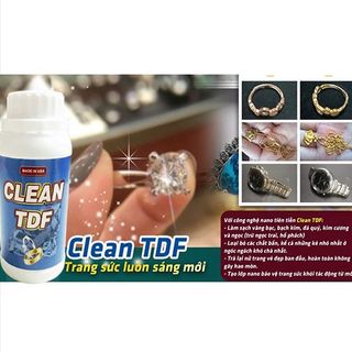 Nước rửa vàng bạc, trang sức, nữ trang, inox TDF - tẩy rửa vệ sinh đồ dùng hiệu quả