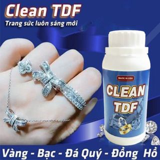 Nước rửa vàng bạc, trang sức, nữ trang, inox TDF - tẩy rửa vệ sinh đồ dùng hiệu quả giá sỉ