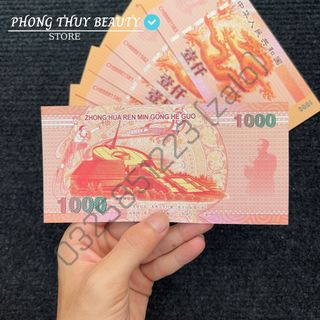 Tờ Tiền Kỉ Niệm Hồng Kông Hình Con Rồng Phong Thủy May Mắn Lì Xì Tết
