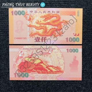 Tờ Tiền Kỉ Niệm Hồng Kông Hình Con Rồng Phong Thủy May Mắn Lì Xì Tết