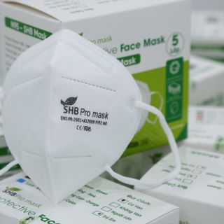 [HỘP 20 CÁI] Khẩu Trang N95 Chính Hãng SHB Pro Mask 5 Lớp Kháng Khuẩn