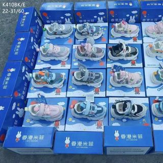 Giày thể thao trẻ em phối họa tiết hoạt hình dễ thương K410