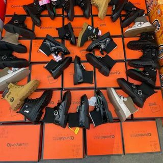 Giày boots trẻ em chất da mềm kiểu dáng đẹp K409 giá sỉ