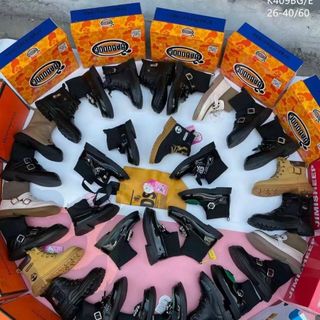 Giày boots trẻ em chất da mềm kiểu dáng đẹp K409