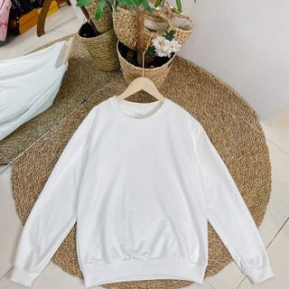 Áo nỉ dài tay trơn Nam cao cấp. Hàng Xuất Khẩu Giá Việt Nam