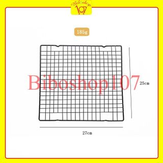 Kệ rack phơi bánh, nướng bánh 1 tầng cỡ nhỏ (25 x 27cm)